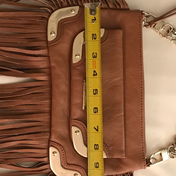 CHRISTIAN AUDIGIER tan leather purse,gold hardware - Picture 6 of 8